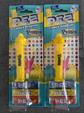 Yellow Chick Peeps Pez Dispenser - Pack of 2